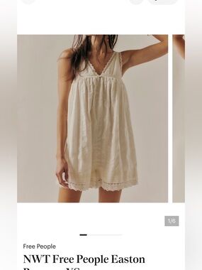 Free People Easton Romper, S